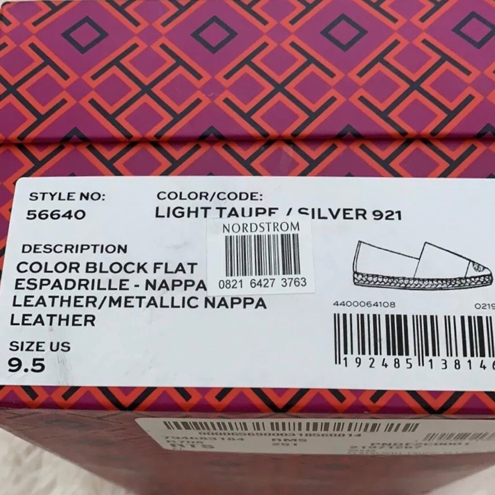 Tory Burch Flat colorblock leather espadrille - Picture 5 of 7